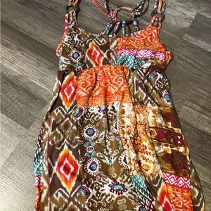 early 2000s patterned tank top